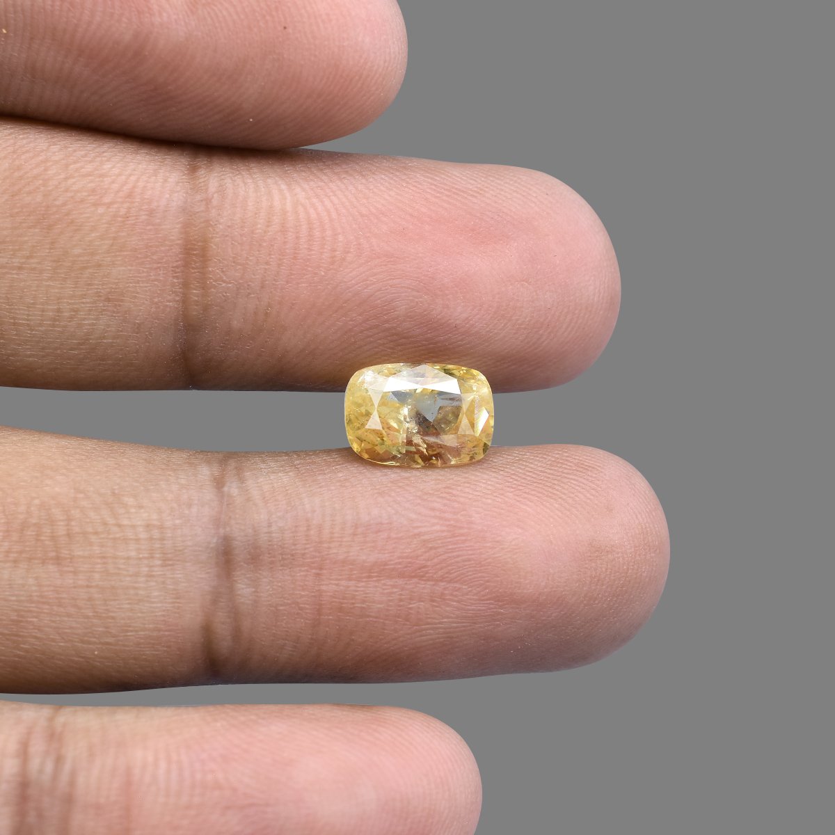 rgw-puk-775-5 4.91 Carats  Yellow Sapphire ( 5.46 Ratti Pukhraj ) - Image 5