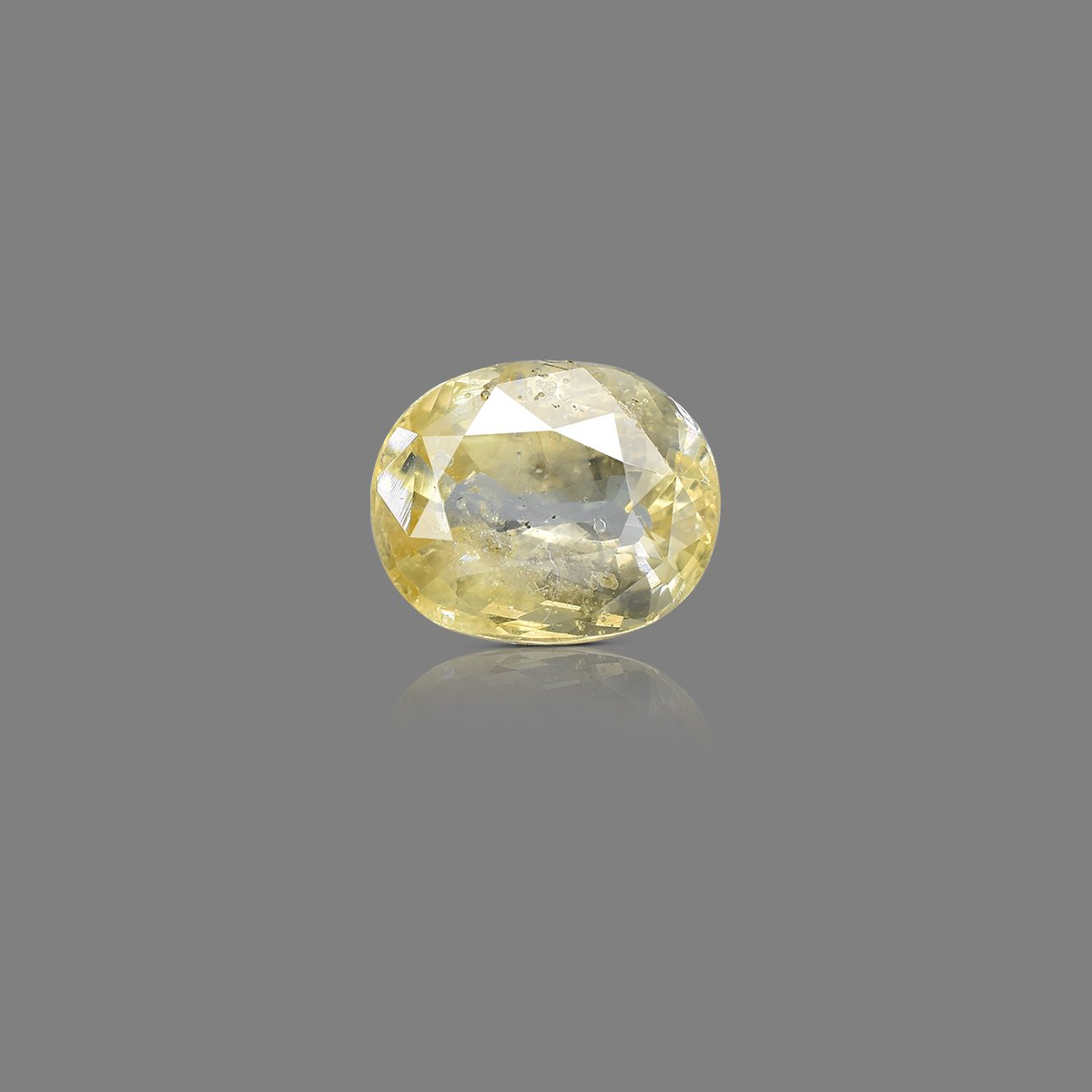 rgw-puk-778-1 4.3 Carats Yellow Sapphire ( 4.78 Ratti Pukhraj ) - Image 1