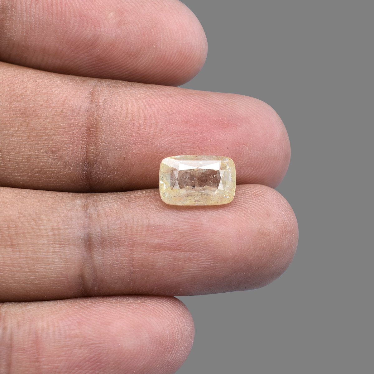 rgw-puk-780-5 6.82 Carats  Yellow Sapphire ( 7.58 Ratti Pukhraj ) - Image 5