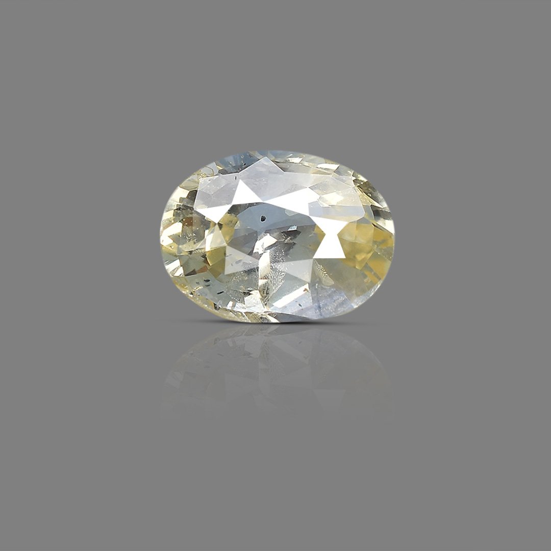 rgw-puk-910-1 4.01 Carats Yellow Sapphire ( 4.46 Ratti Pukhraj ) - Image 1