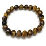 Tiger Eye Gemstone Beaded Bracelet For Men & Women