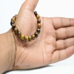 Tiger Eye Gemstone Beaded Bracelet For Men & Women