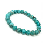 Turquoise Howlite Gemstone Beaded Bracelet For Men & Women