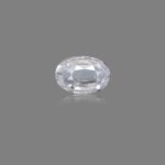 5.59 carats White Sapphire ( 6.21 ratti Safed Pukhraj )
