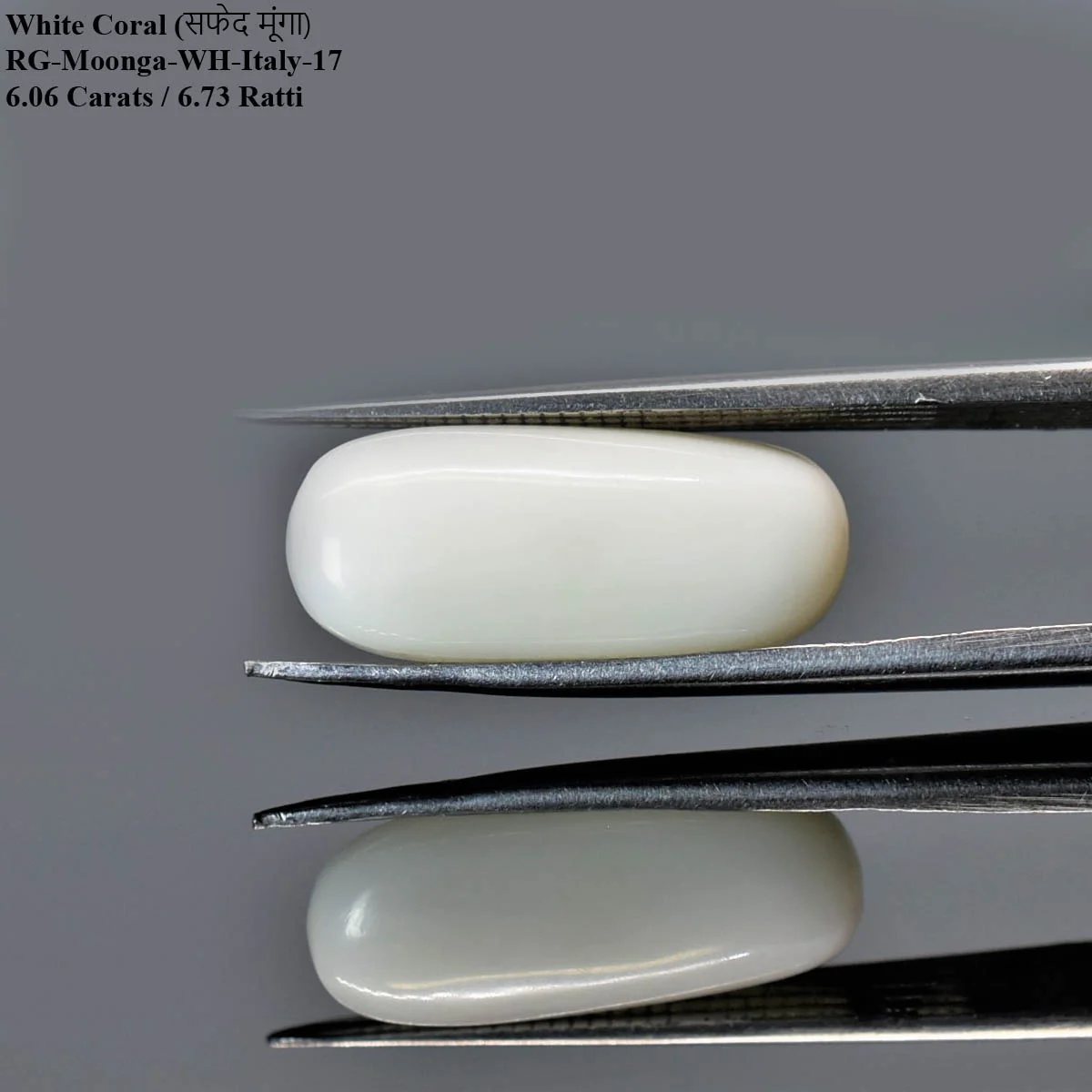 6.06 Carats White Coral ( 6.73 Ratti Safed Moonga ) - Image 2