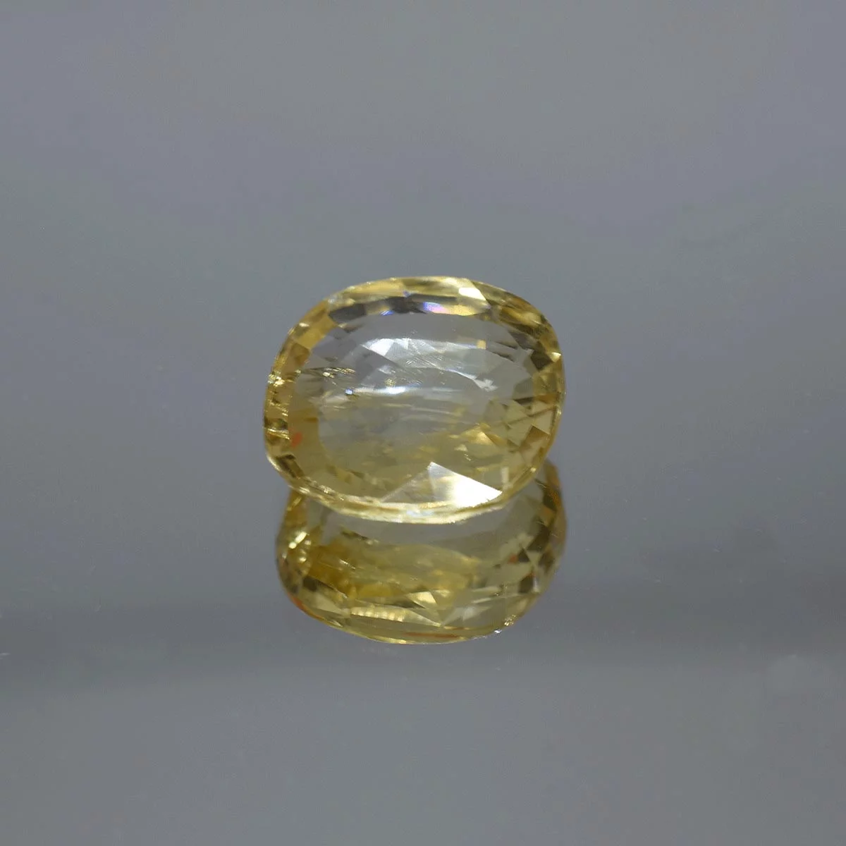 yellow sapphire-pukhraj-rg-p-rgw-493-1 5.77 Carats Yellow Sapphire ( 6.41 Ratti Pukhraj ) - Image 1
