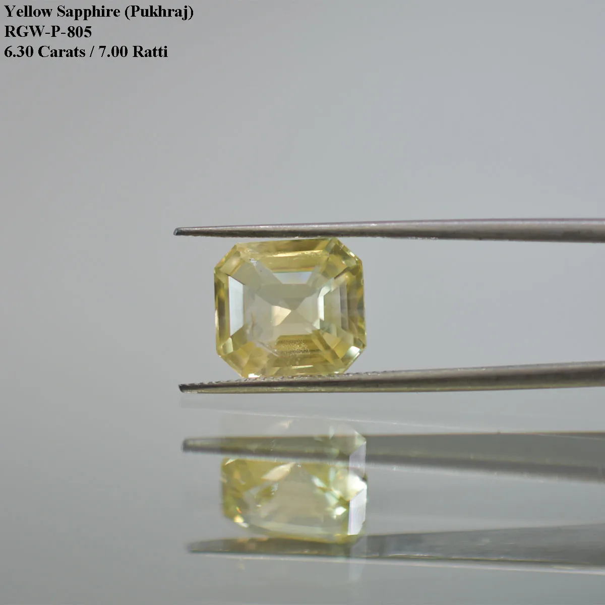 6.3 Carats Yellow Sapphire ( 7 Ratti Pukhraj ) - Image 2